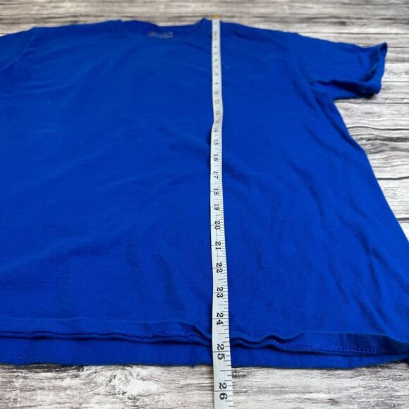 Lot of 2 Champion Men's Short Sleeve T Tee Shirts Blue Red M Med Medium Crewneck - Picture 12 of 15